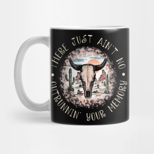 There Just Ain't No Outrunnin' Your Memory Deserts Leopard Bull Cactus Mug